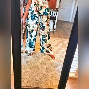 2 piece flowy casual pants set